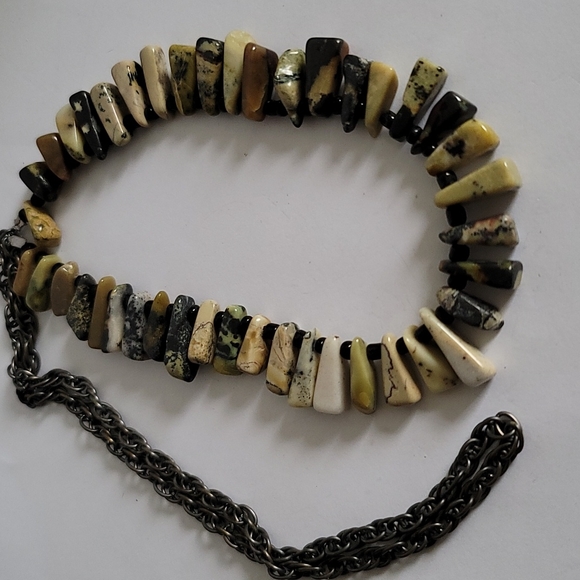 Artisan Jasper Stone Necklace - Picture 5 of 5